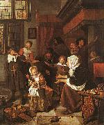 Jan Steen The Feast of St.Nicholas china oil painting artist